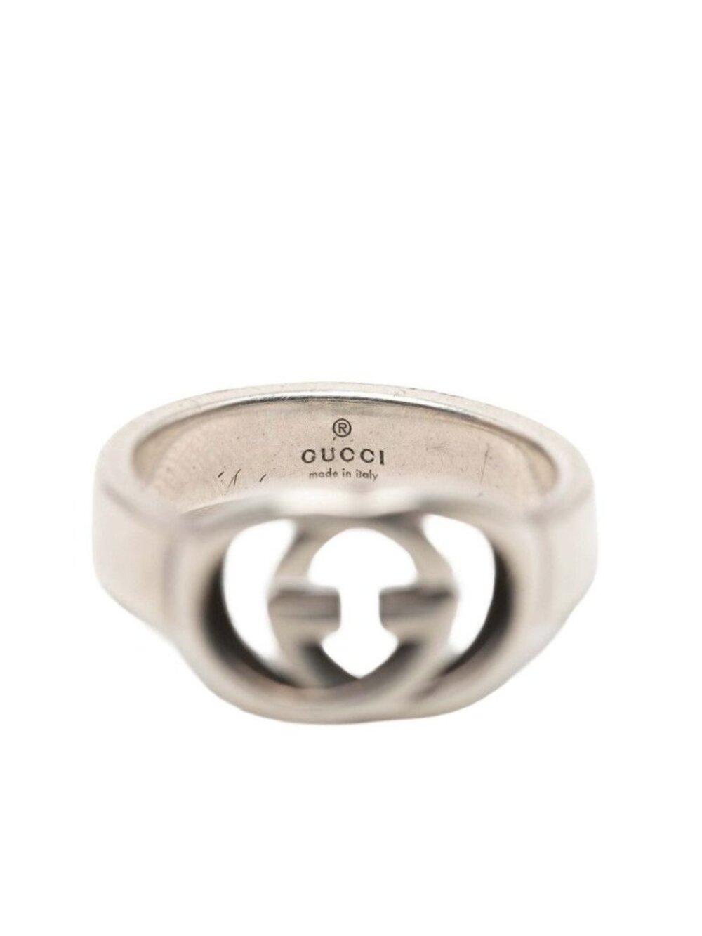 Gucci Interlocking Ring Silver - Picture 7 of 8